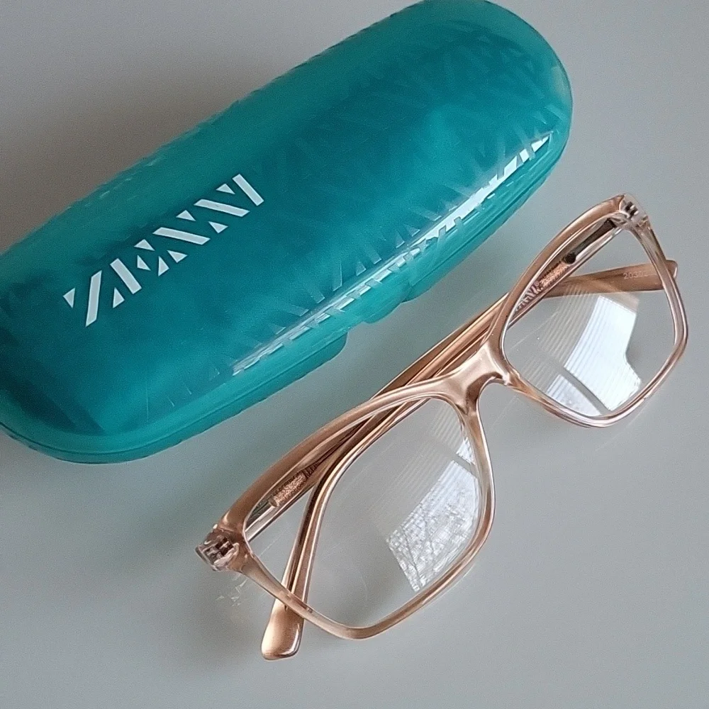 Zenni Rectangle Eyeglasses In Champagne